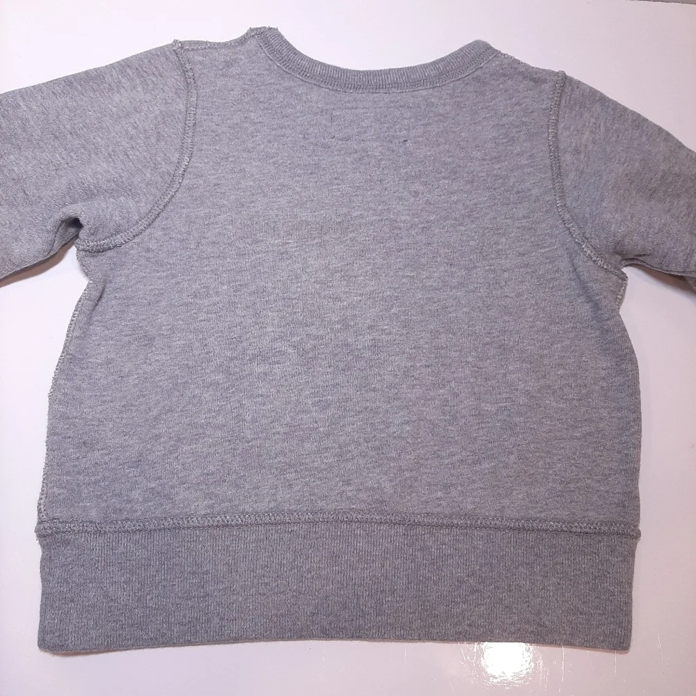 Childrens Place Fleece Lined Sporty Sweatshirt Soccer Athletic Boys 18 24 M